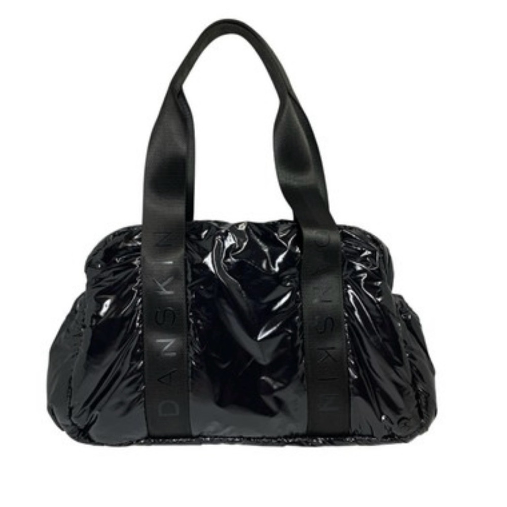 Danskin Glossy Black Tote Bag